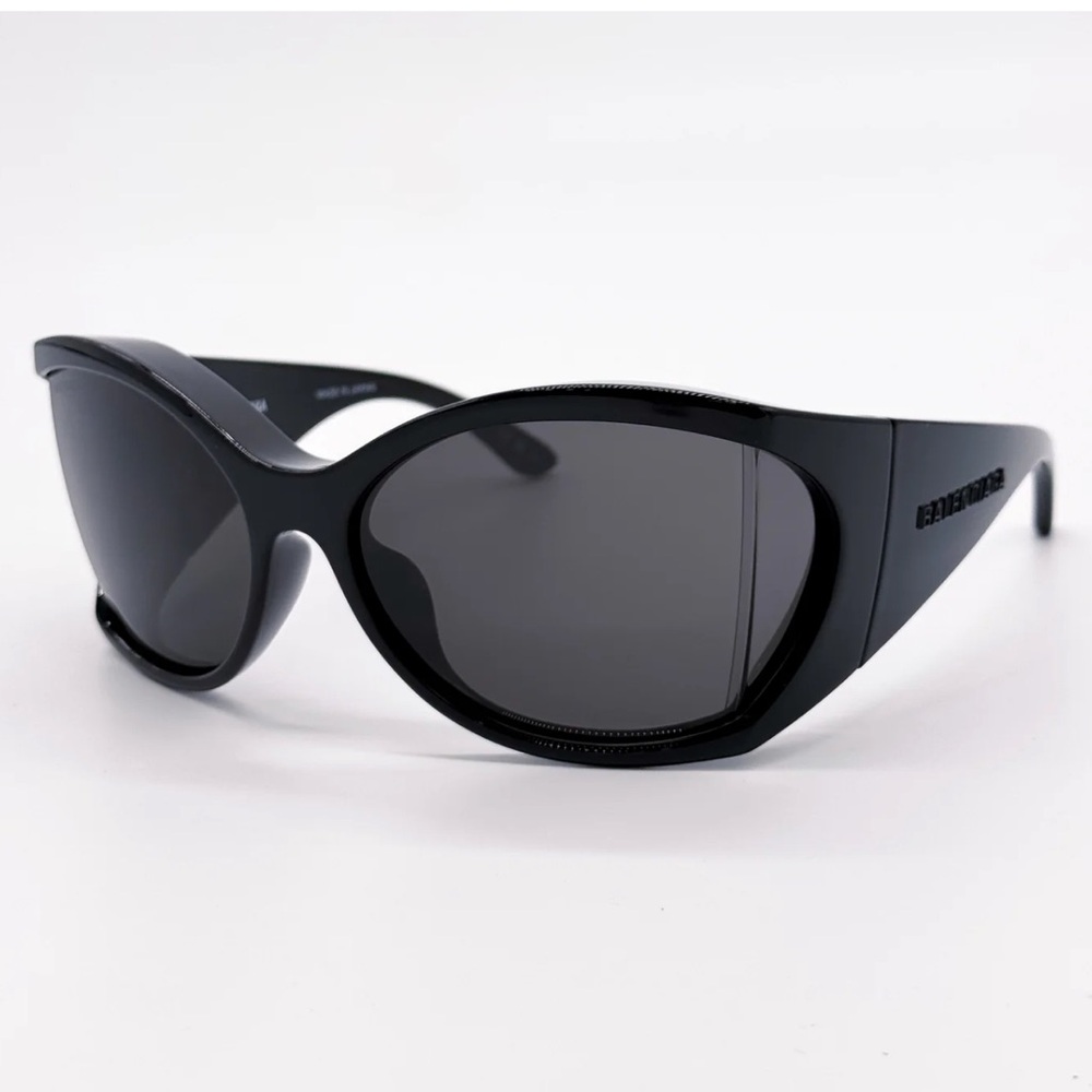 Balenciaga BB0154S Extreme Butterfly Sunglasses Black - Picture 2 of 10